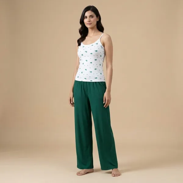 Green_And_White_Satin_Premium_And_Fancy_Design_Nightwear_Set_For_Women