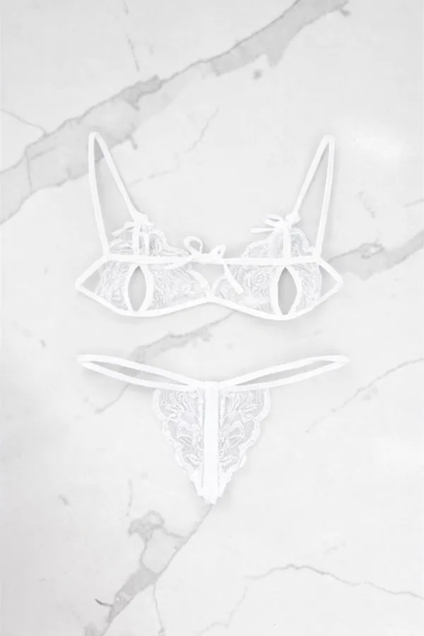 White_Satin_Premium_And_Fancy_Design_Lingerie_Set_For_Women