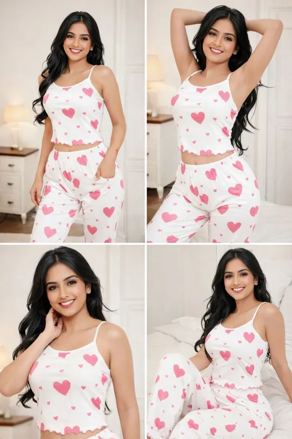 Pink_Satin_Premium_And_Fancy_Design_Crop_Top_And_Pants_Set_For_Women
