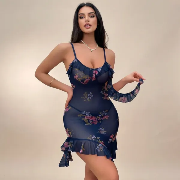 Navy_Blue_Satin_Premium_And_Fancy_Design_Lingerie_For_Women