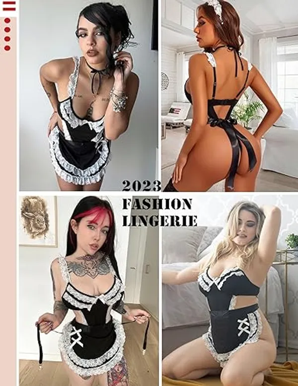 Black_And_White_Satin_Premium_And_Fancy_Design_Lingerie_Costume_Set_For_Women