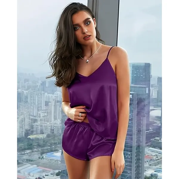 Purple_Satin_Premium_And_Fancy_Design_Sleepwear_Set_For_Women