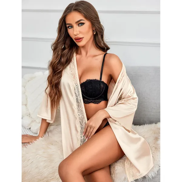 Off_White_Satin_Premium_And_Fancy_Design_Robe_For_Women