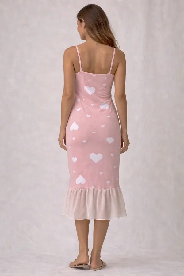 Pink_Satin_Premium_And_Fancy_Design_Midi_Dress_For_Women