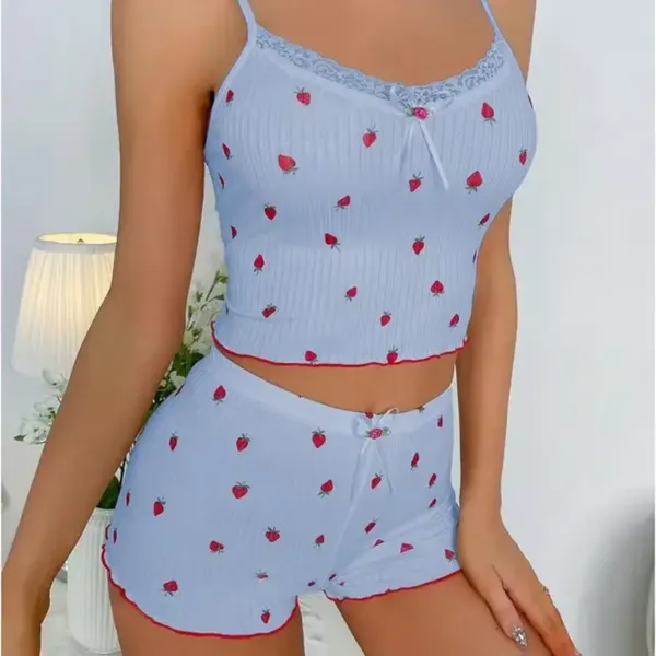 Blue_Satin_Premium_And_Fancy_Design_Sleepwear_Set_For_Women