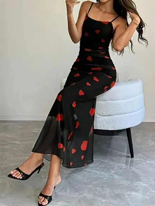 Black_Satin_Premium_And_Fancy_Design_Bodycon_Dress_For_Women