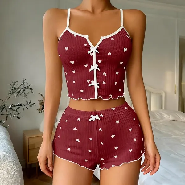 Maroon_Satin_Premium_And_Fancy_Design_Loungewear_Set_For_Women