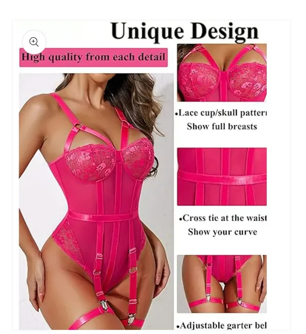 Pink_Satin_Premium_And_Fancy_Design_Bodysuit_For_Women