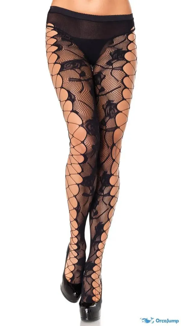 Black_Satin_Premium_And_Fancy_Design_Fishnet_Tights_For_Women