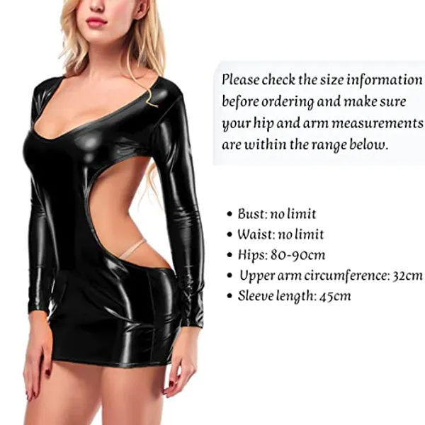Black_Satin_Premium_And_Fancy_Design_Bodycon_Dress_For_Women