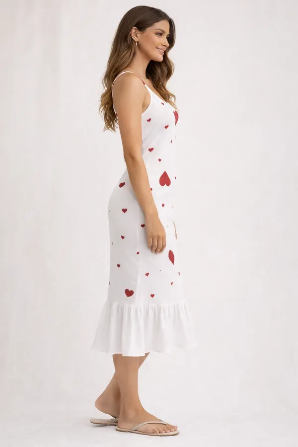 White_Satin_Premium_And_Fancy_Design_Midi_Dress_For_Women