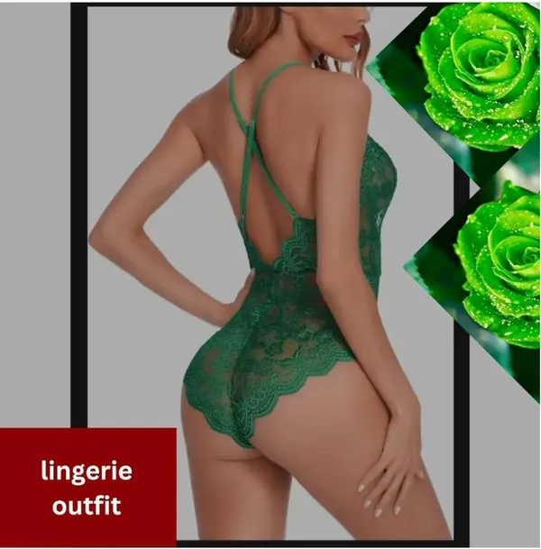 Green_Satin_Premium_And_Fancy_Design_Bodysuit_For_Women