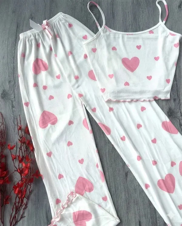 Pink_Satin_Premium_And_Fancy_Design_Crop_Top_And_Pants_Set_For_Women