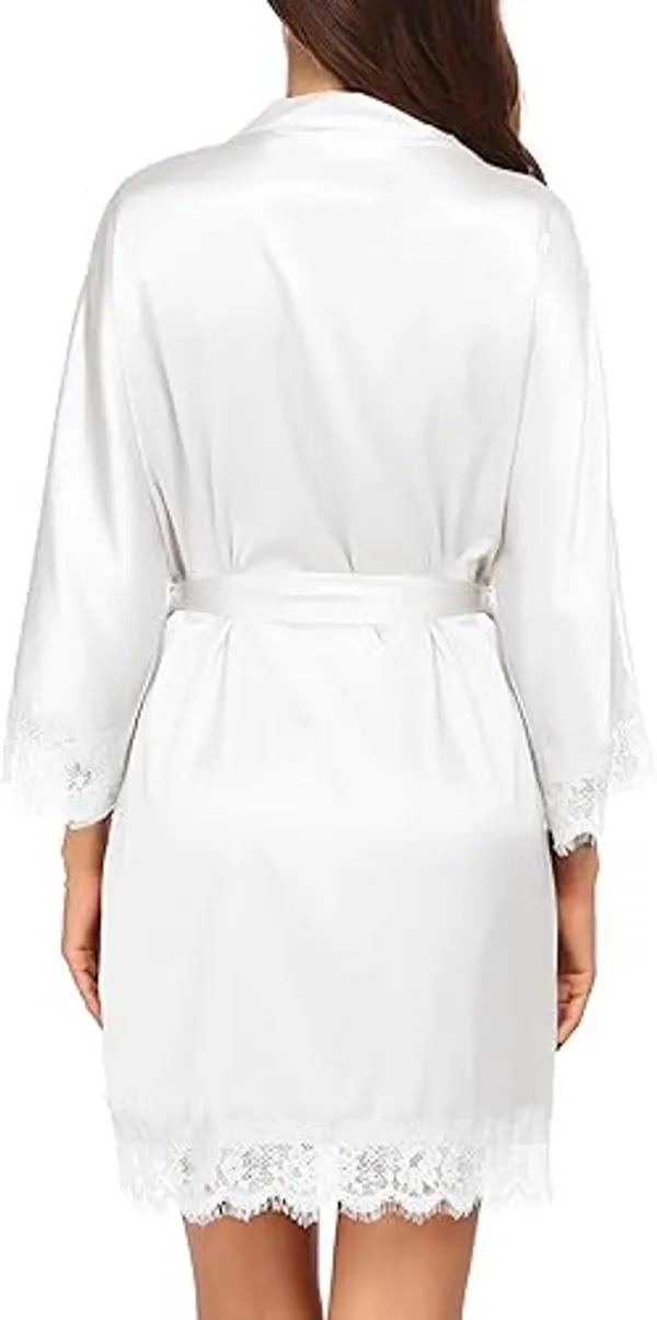 White_Satin_Premium_And_Fancy_Design_Robe_For_Women