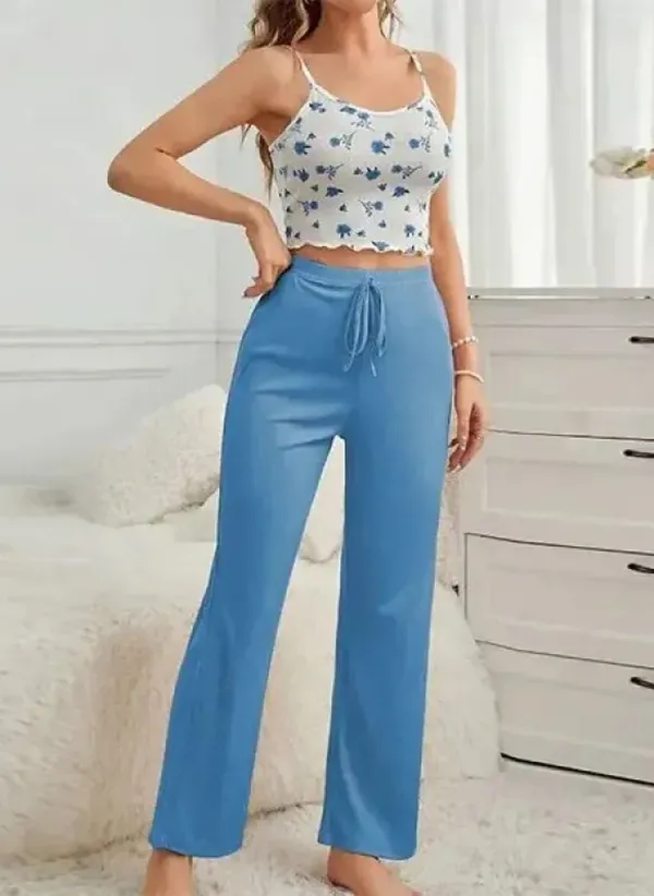 Blue_Satin_Premium_And_Fancy_Design_Pajama_Set_For_Women