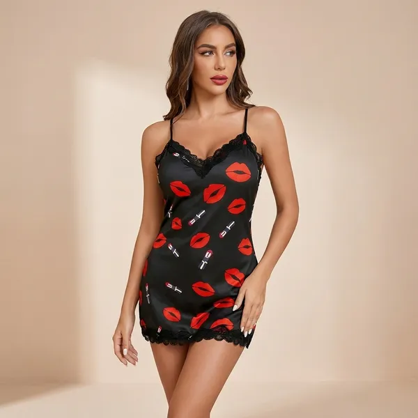Black_Satin_Premium_And_Fancy_Design_Slip_Dress_For_Women