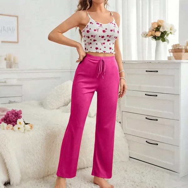 Pink_And_White_Satin_Premium_And_Fancy_Design_Pajama_Set_For_Women