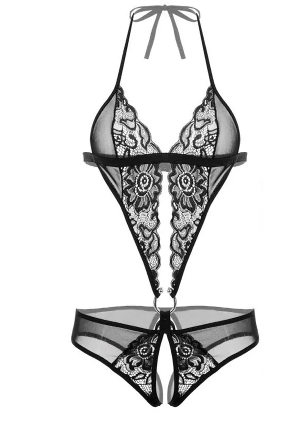 Black_Satin_Premium_And_Fancy_Design_Bodysuit_For_Women