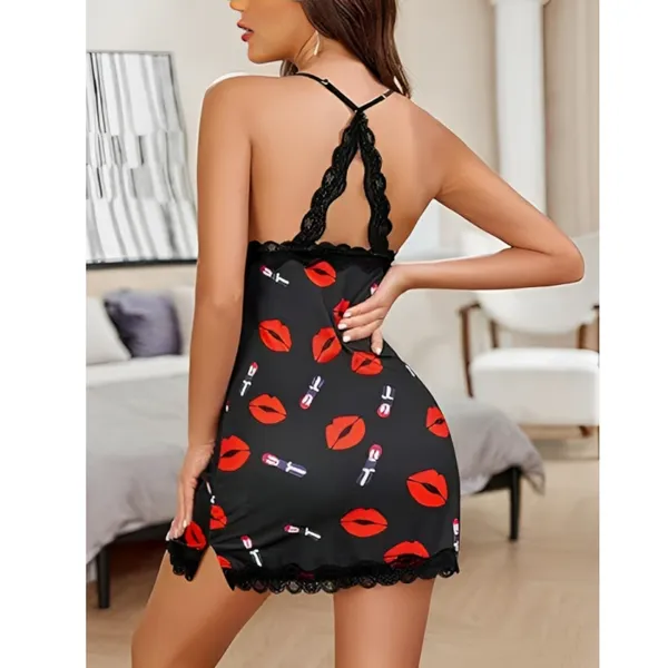Black_Satin_Premium_And_Fancy_Design_Slip_Dress_For_Women