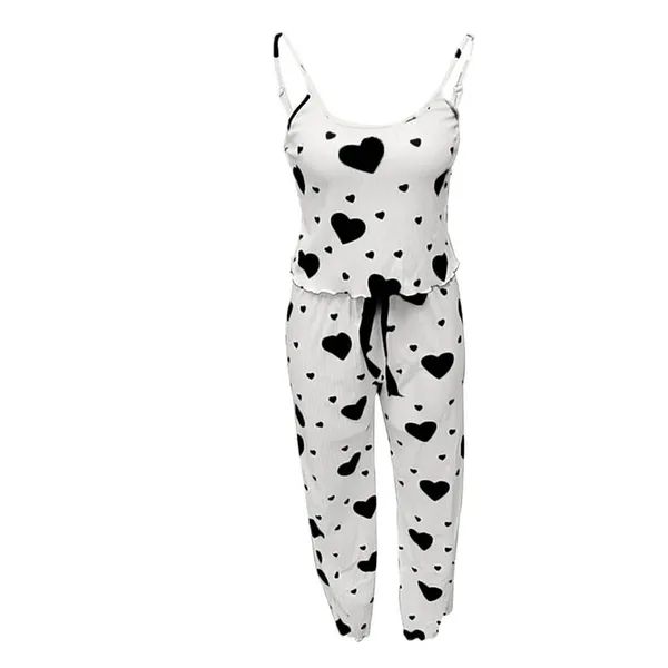 White_And_Black_Satin_Premium_And_Fancy_Design_Pajama_Set_For_Women