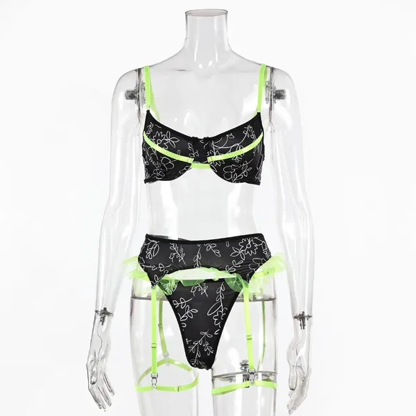 Black_And_Neon_Yellow_Satin_Premium_And_Fancy_Design_Lingerie_Set_For_Women