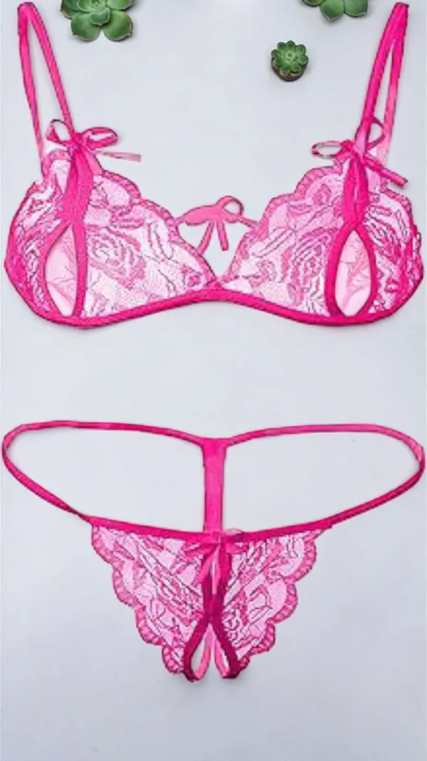 Hot_Pink_Satin_Premium_And_Fancy_Design_Lingerie_Set_For_Women