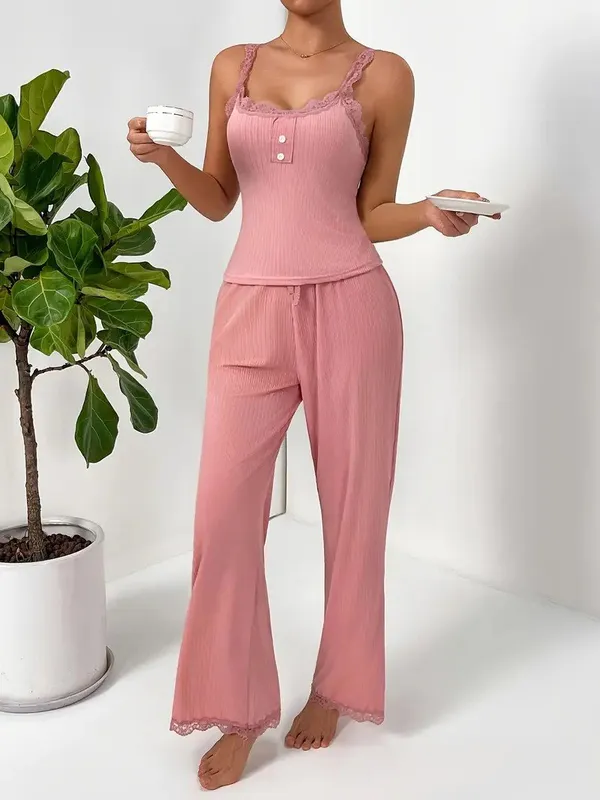 Pink_Satin_Premium_And_Fancy_Design_Loungewear_Set_For_Women