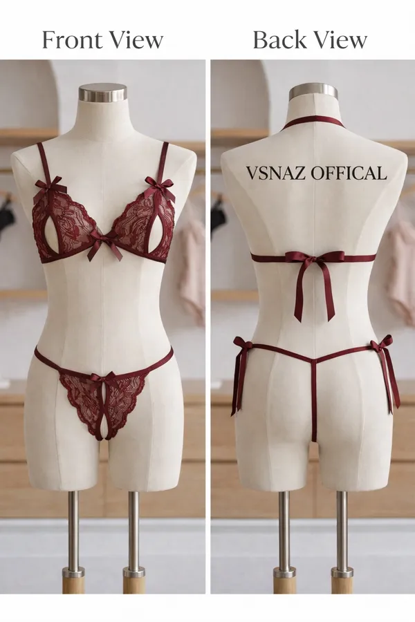 Wine_Satin_Premium_And_Fancy_Design_Lingerie_Set_For_Women