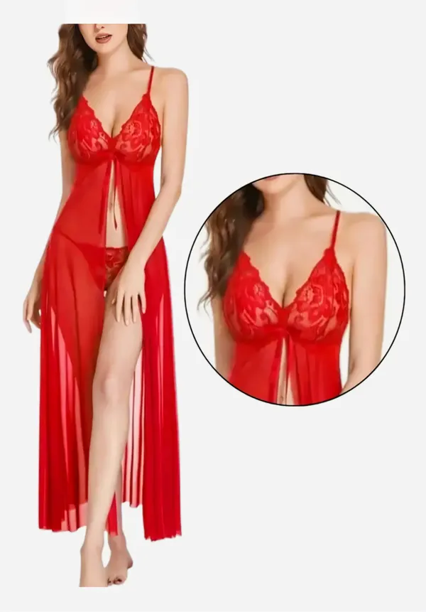 Red_Satin_Premium_And_Fancy_Design_Nightgown_For_Women