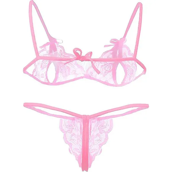 Pink_Satin_Premium_And_Fancy_Design_Bra_And_Panty_Set_For_Women