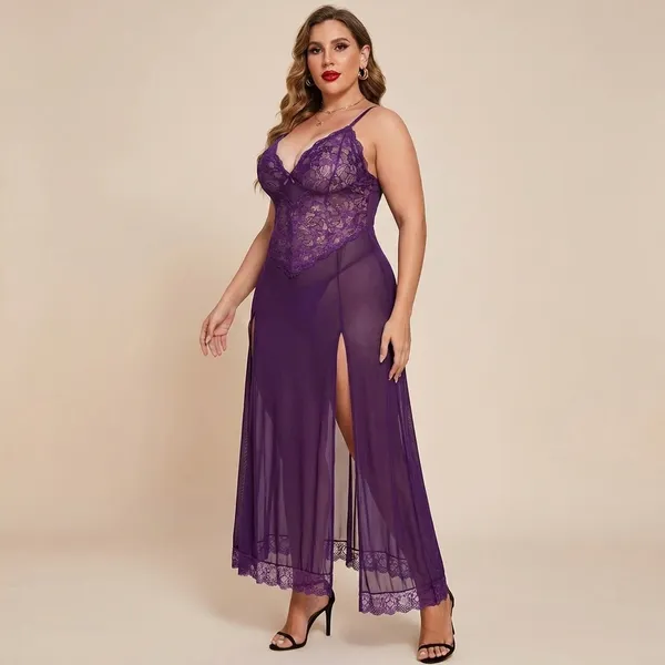 Purple_Satin_Premium_And_Fancy_Design_Nightdress_For_Women