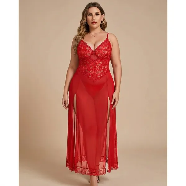 Red_Satin_Premium_And_Fancy_Design_Nightdress_For_Women