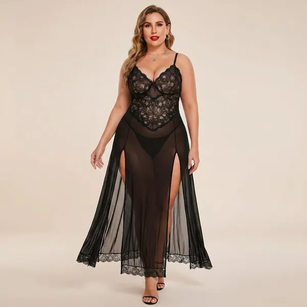 Black_Satin_Premium_And_Fancy_Design_Lingerie_Gown_For_Women