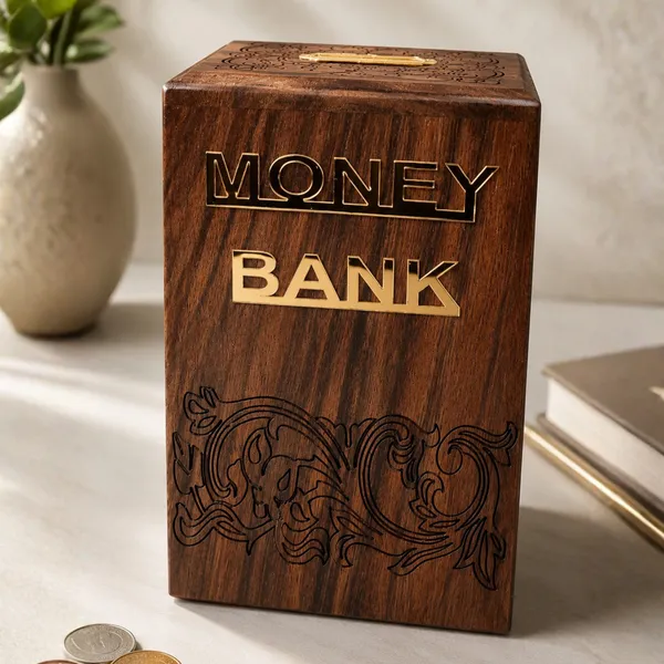 Sheesham_Wood_Brass_Inlay_Floral_Carved_Money_Bank_With_Drawer