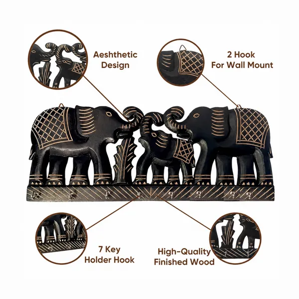 Acacia_Wood_Elephant_Family_Carved_Wall_Mounted_Key_Holder