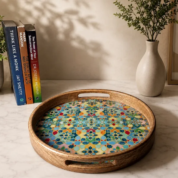 Mango_Wood_Mosaic_Geometric_Round_Serving_Tray