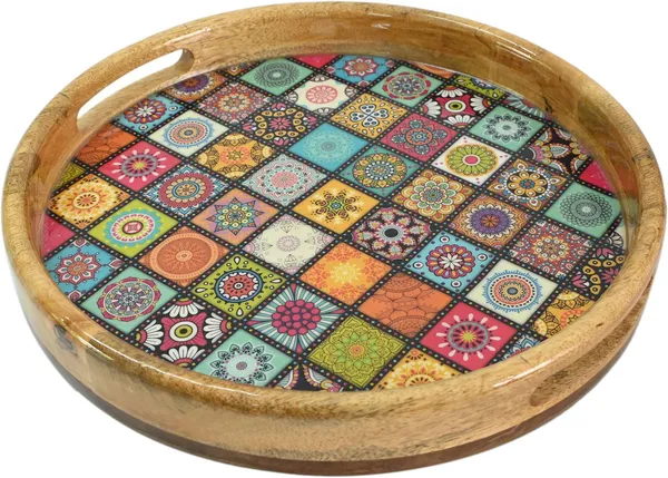 Mango_Wood_Mandala_Mosaic_Round_Serving_Tray_14_Inch