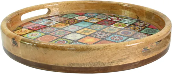 Mango_Wood_Mandala_Mosaic_Round_Serving_Tray_14_Inch