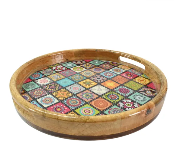Mango_Wood_Mandala_Mosaic_Round_Serving_Tray_14_Inch