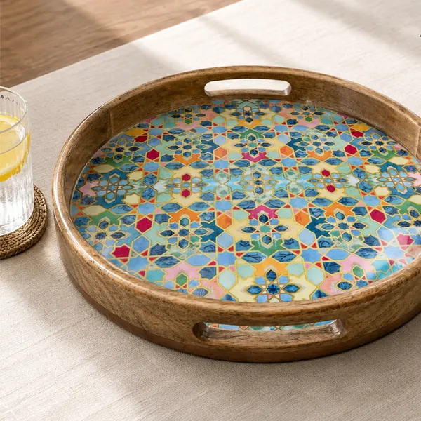Mango_Wood_Mosaic_Geometric_Round_Serving_Tray