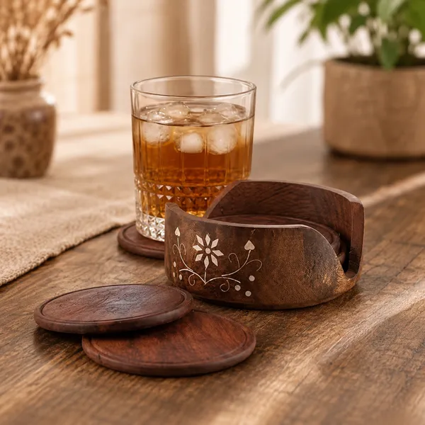 Sheesham_Wood_Traditional_Floral_Cutout_Round_Coaster_Set_Of_6