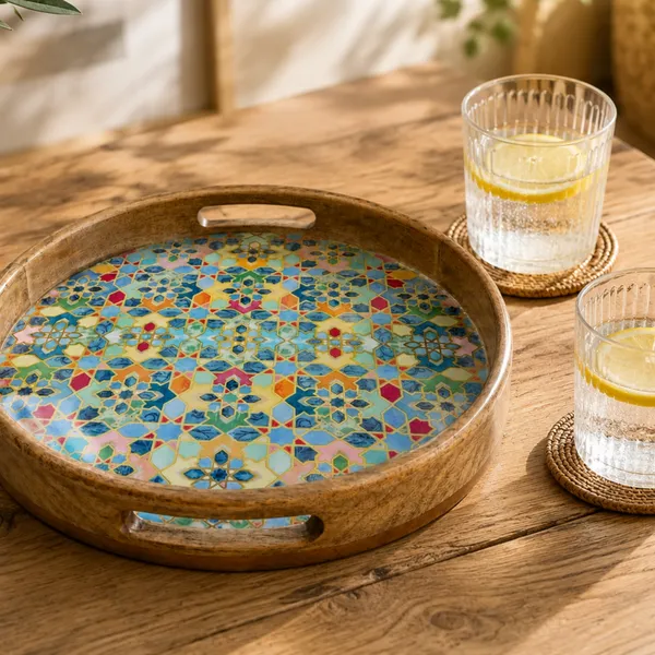 Mango_Wood_Mosaic_Geometric_Round_Serving_Tray