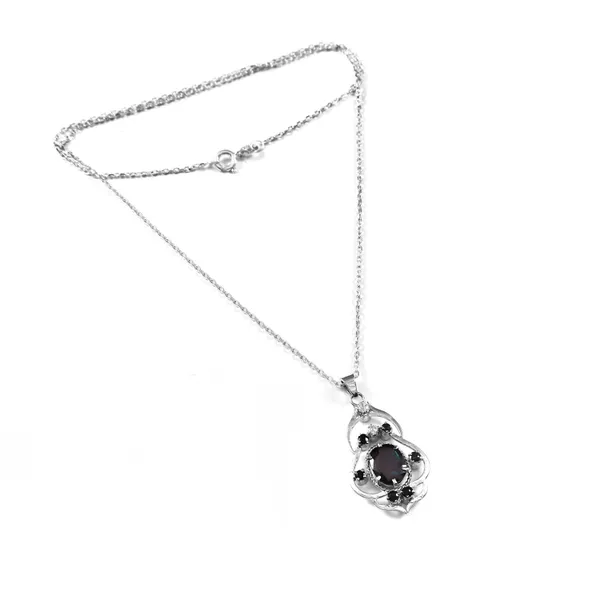The_Royal_Baroque_Pendant_Vintage_Silver_Deep_Blue_Sapphire-Style_Necklace