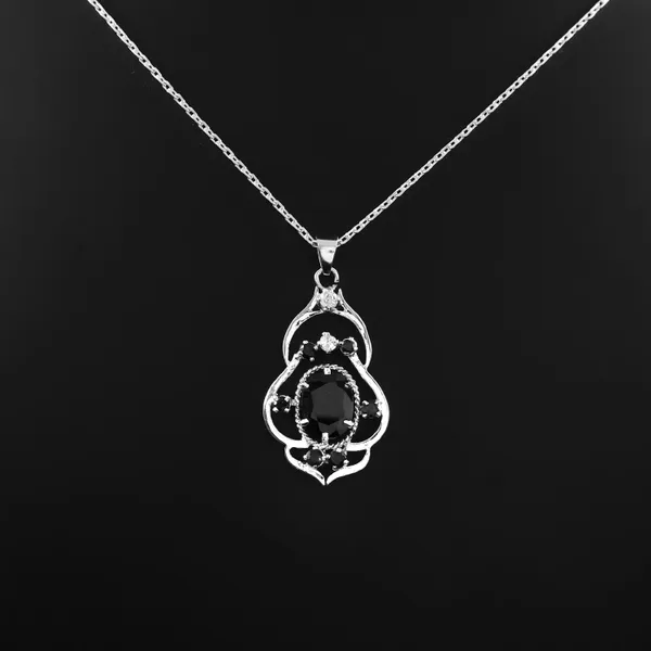 The_Royal_Baroque_Pendant_Vintage_Silver_Deep_Blue_Sapphire-Style_Necklace