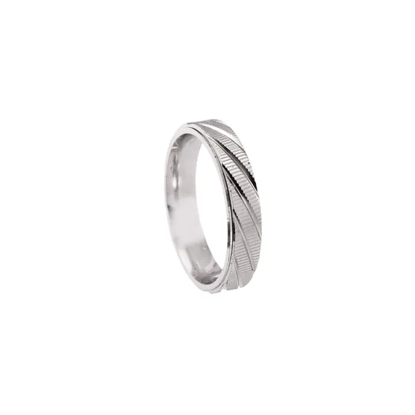 The_Prism_Textured_Band_Silver_Diamond-Cut_Ring