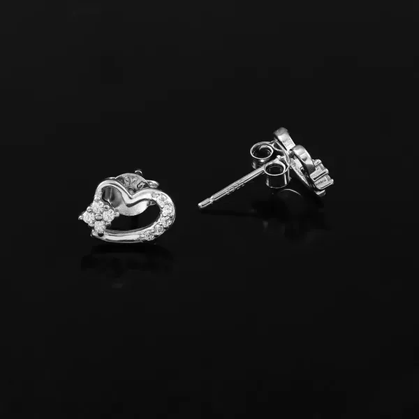 The_Flora_Amour_Studs_Silver_Open_Heart_Floral_Tops