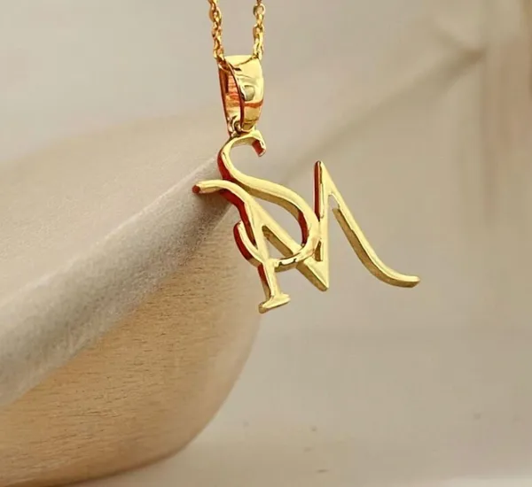 Personalized_Monogram_Pendant_Necklace__Gold_Tone_For_Women