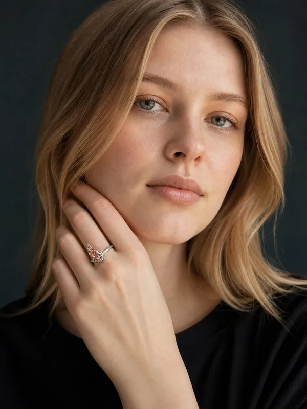 The_Rose_Garden_Cocktail_Ring_Two-Tone_Floral_Statement_Band