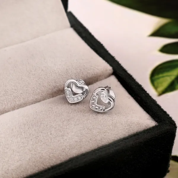 Silver_Heart_Charm_Drop_Earrings_For_Women