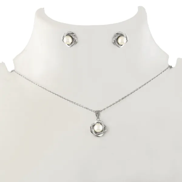 925_Silver_Pearl_Necklace_Set_Design1